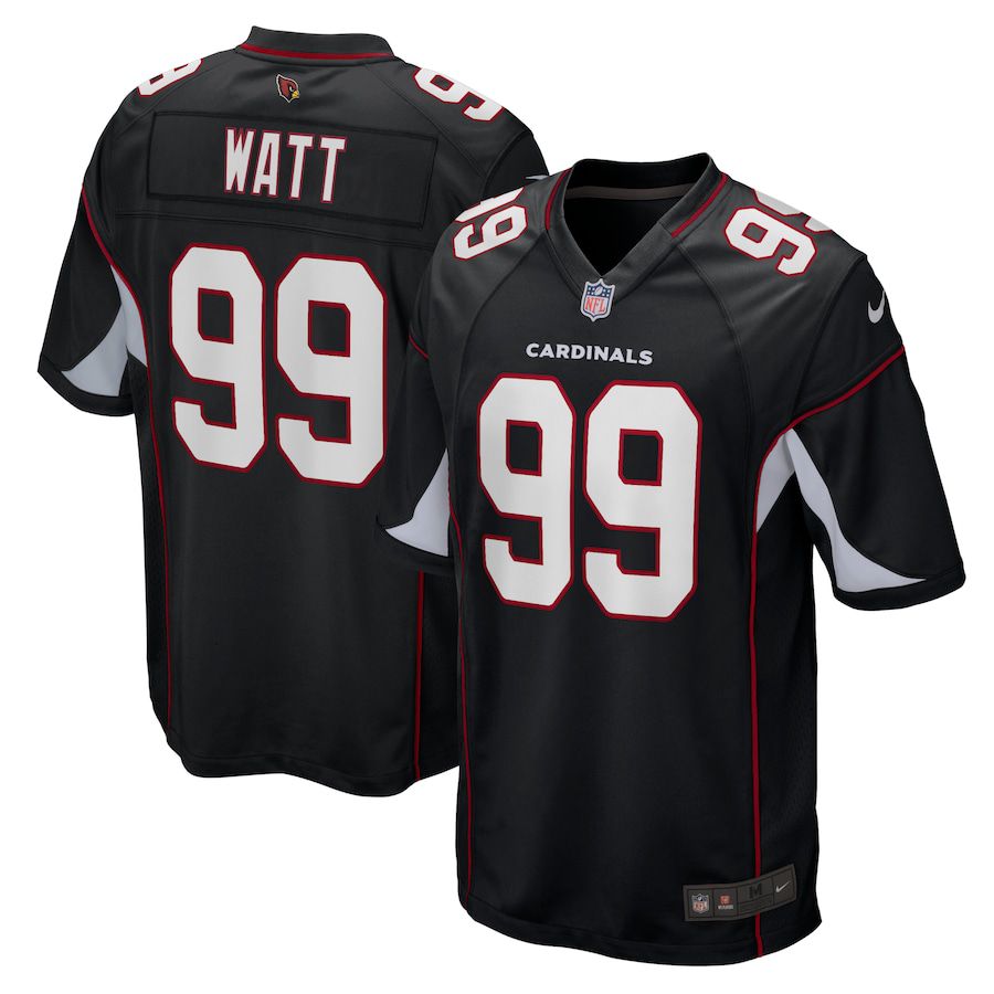 Men Arizona Cardinals 99 J.J. Watt Nike Black Alternate Game NFL Jersey